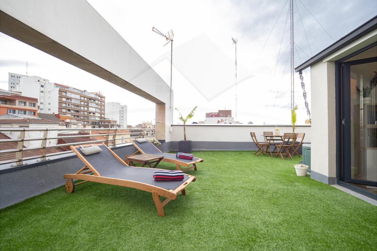 Palomar De Corrida Atico Con Terraza By Silastur ヒホン エクステリア 写真